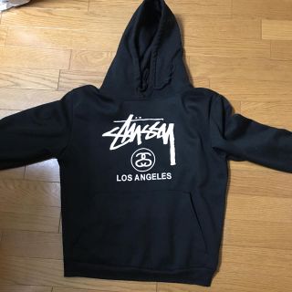 ステューシー(STUSSY)のSTUSSY パーカー 黒(パーカー)