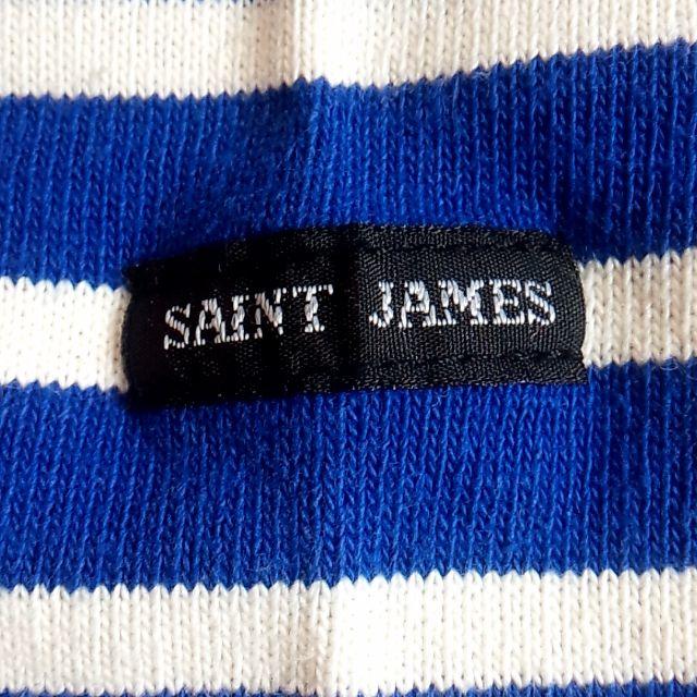 SAINT JAMES(セントジェームス)のSAINT JAMES バスクシャツ ブルー×ホワイト レディース 送料込み レディースのトップス(ニット/セーター)の商品写真