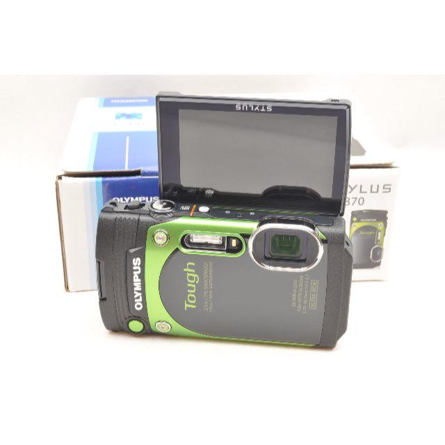 OLYMPUS - haさん専用 スマホへ転送★オリンパス TG-870 グリーン★自撮り wifi
