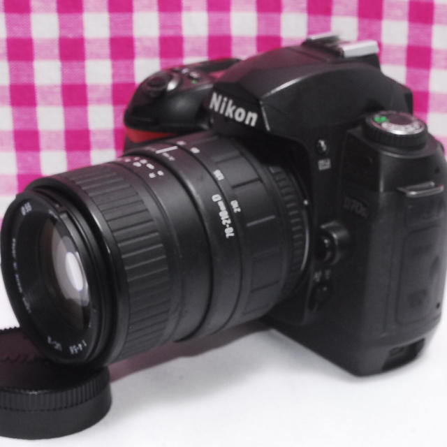 Nikon(ニコン)の❤大切な日々を綺麗に残したい❤ Nikon D70 レンズキット スマホ/家電/カメラのカメラ(デジタル一眼)の商品写真