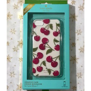 ケイトスペードニューヨーク(kate spade new york)の★新品★ケイトスペード チェリー柄iPhone7ケース(iPhoneケース)