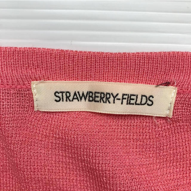 STRAWBERRY-FIELDS(ストロベリーフィールズ)のSTRAWBERRY-FIELDS ワンピース ニット ピンク レディースのワンピース(ひざ丈ワンピース)の商品写真