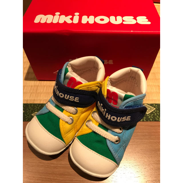 mikihouse(ミキハウス)の新品 ミキハウス ファーストシューズ キッズ/ベビー/マタニティのベビー靴/シューズ(~14cm)(スニーカー)の商品写真