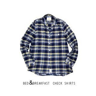 ベッドアンドブレックファスト(BED&BREAKFAST)のb&b チェックシャツ♡ greed(シャツ/ブラウス(長袖/七分))