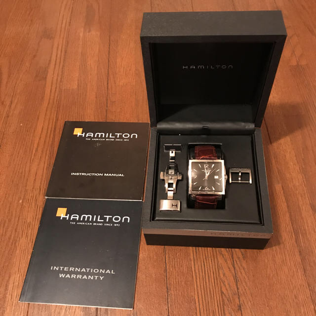 Hamilton(ハミルトン)のハミルトン ジャズマスタースクエア 値下げ メンズの時計(腕時計(アナログ))の商品写真