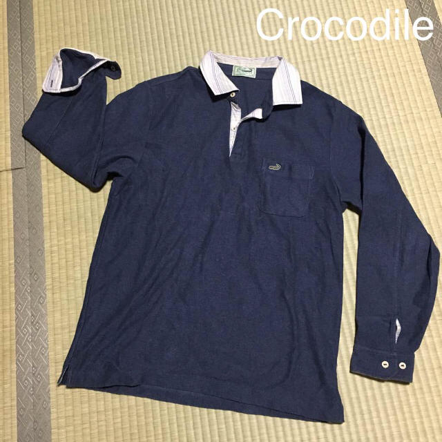 Crocodile(クロコダイル)のCrocodile ポロシャツ長袖 Ｌ メンズのトップス(ポロシャツ)の商品写真