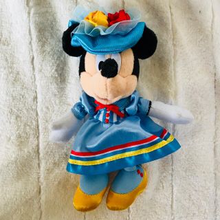 ディズニー(Disney)の【美品 ぬいば】 TDS限定 アメフロ ミニー ぬいぐるみバッジ(キャラクターグッズ)