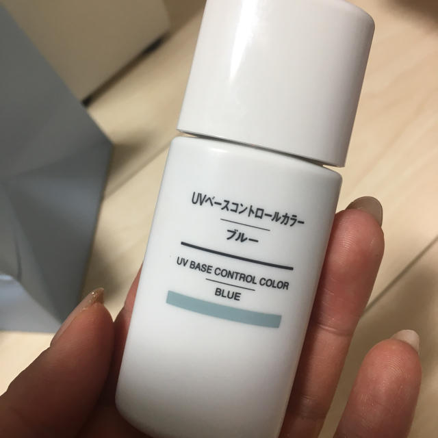 MUJI (無印良品)(ムジルシリョウヒン)の無印良品 下地 UVベースコントロールカラー ブルー コスメ/美容のベースメイク/化粧品(コントロールカラー)の商品写真