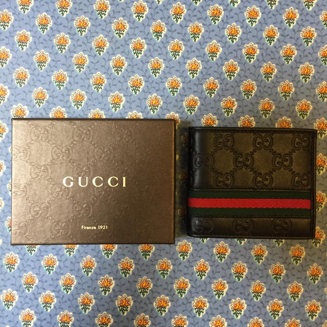 Gucci - GUCCI グッチシマ 二つ折り財布 未使用☆