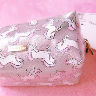 スキニーディップ(SKINNYDIP)のʚ꒰⑅新品🦄ラメユニコーンポーチ⑅꒱ɞ(ポーチ)