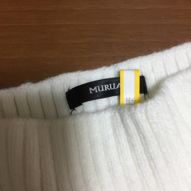 MURUA(ムルーア)のMURUAオフショルダーニット 美品 レディースのトップス(ニット/セーター)の商品写真