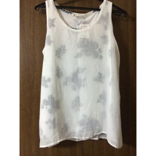 マジェスティックレゴン(MAJESTIC LEGON)のシースルー花柄タンクトップ(Tシャツ(半袖/袖なし))