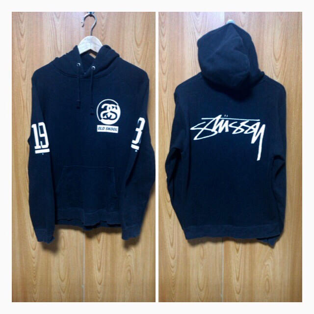 STUSSY - STUSSY OLD SKOOL パーカー スウェットの通販 by オグリ's shop｜ステューシーならラクマ