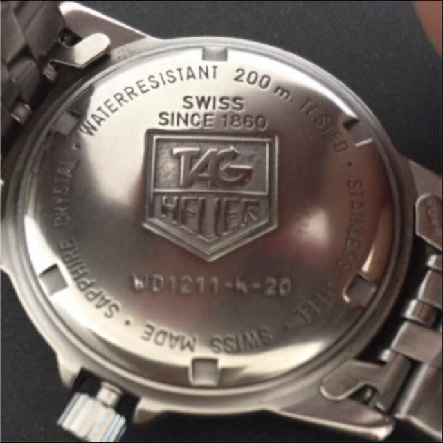 TAG Heuer(タグホイヤー)の鑑定済み 正規品 TAGHEUER 時計  メンズ メンズの時計(金属ベルト)の商品写真