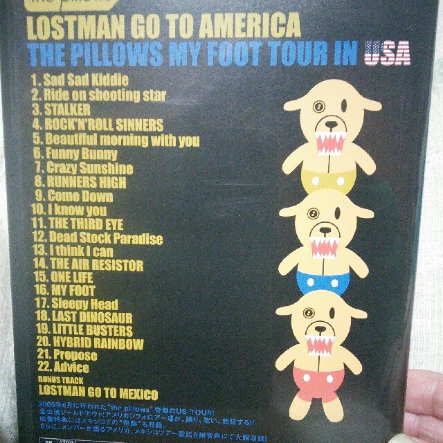 the pillows LOSTMAN GO TO AMERICA DVD  エンタメ/ホビーのDVD/ブルーレイ(ミュージック)の商品写真