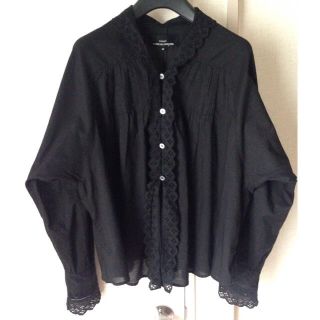 コムデギャルソン(COMME des GARCONS)のコムデギャルソン変形レースシャツcommedesgarcons ジュンヤワタナベ(シャツ/ブラウス(長袖/七分))