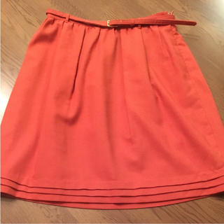 プロポーション(PROPORTION)のSサイズ・プロポーションのオレンジ色のスカート(ひざ丈スカート)
