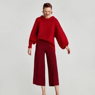 ザラ(ZARA)のZARA ワイドパンツ(ワークパンツ/カーゴパンツ)