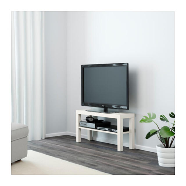 IKEA(イケア)の【IKEA】LACK テレビ台, ホワイト, 90x26 cm インテリア/住まい/日用品の収納家具(棚/ラック/タンス)の商品写真