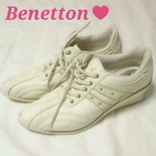 ベネトン(BENETTON)の♥Benetton♥ヒールスニーカー♥(スニーカー)