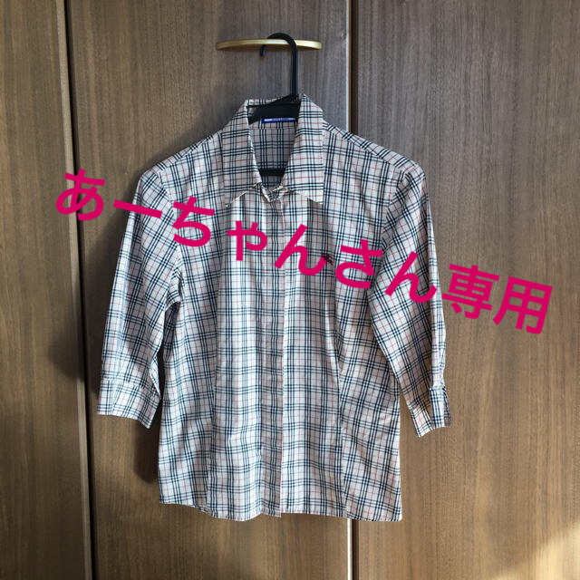 BURBERRY BLUE LABEL(バーバリーブルーレーベル)の【美品】BURBERRYシャツ レディースのトップス(シャツ/ブラウス(長袖/七分))の商品写真