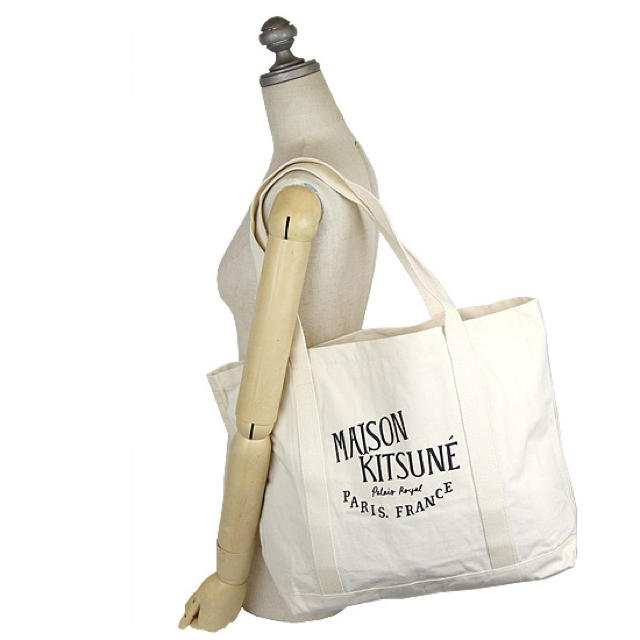 MAISON KITSUNE'(メゾンキツネ)の新品 MAISON KITSUNE メゾンキツネ コットン トートバック レディースのバッグ(トートバッグ)の商品写真