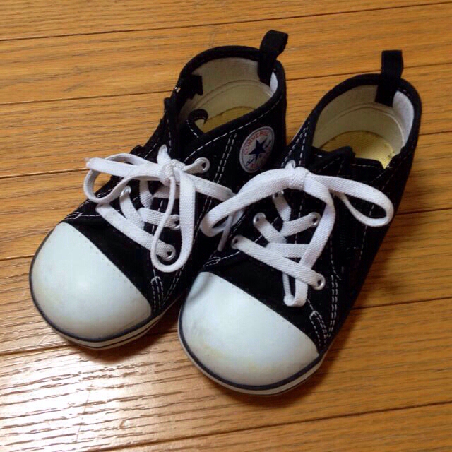 CONVERSE(コンバース)の20日までSALE♡ブラック15cm キッズ/ベビー/マタニティのベビー靴/シューズ(~14cm)(その他)の商品写真