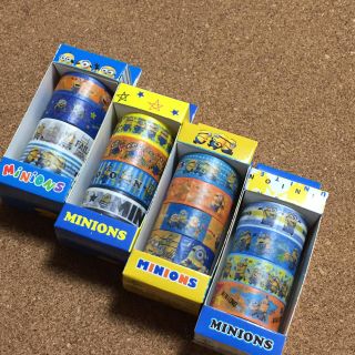 ミニオン(ミニオン)の大人気＊ミニオンズ マスキングテープ ４箱 １６P(テープ/マスキングテープ)