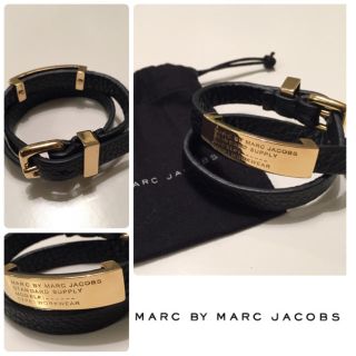 マークバイマークジェイコブス(MARC BY MARC JACOBS)のMARC BY MARC JACOBS マークジェイコブ レザーブレスレット(ブレスレット/バングル)