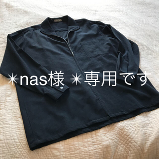 ワイズ(Y's)のＹ's for men ジップアップシャツ 黒✳︎プロフご一読お願いいたします(シャツ)