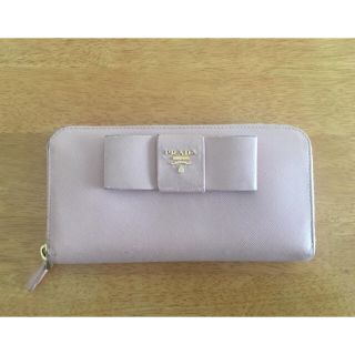 プラダ(PRADA)のprada プラダ 財布 りぼん ピンク(財布)