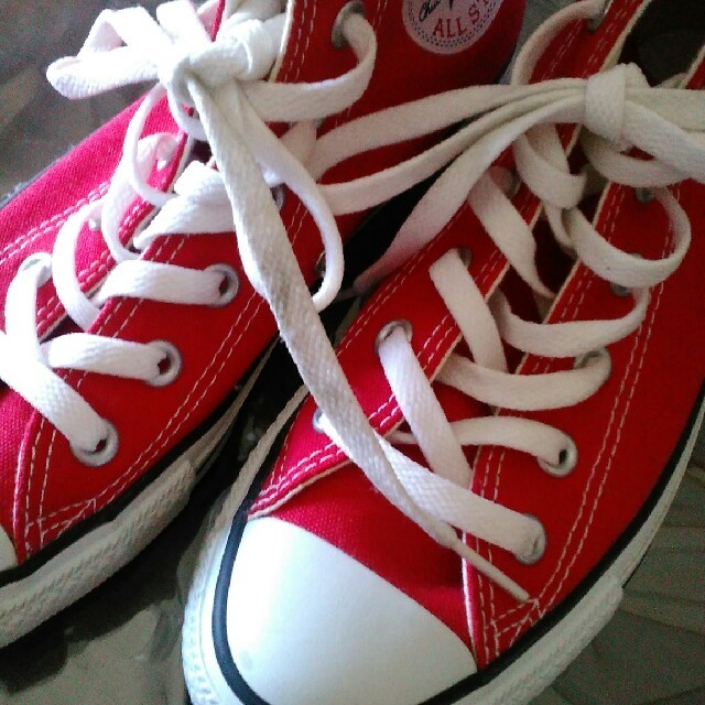 CONVERSE(コンバース)のCONVERSE☆オールスター☆赤 レディースの靴/シューズ(スニーカー)の商品写真