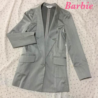 バービー(Barbie)の美品♡ロングテーラードジャケット♡バービー Barbie グレー スーツ(テーラードジャケット)