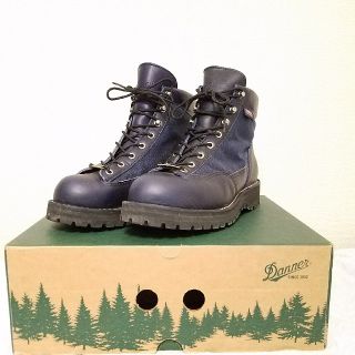 ダナー(Danner)のDanner ダナーライト3  青 ネイビー 26.5cm ゴアテックス(ブーツ)