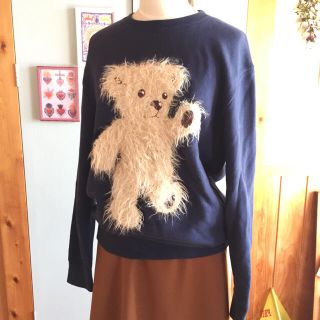 ジーヴィジーヴィ(G.V.G.V.)のG.V.G.V DREAM BEAR APPLIQUE SWEAT スウェット(トレーナー/スウェット)