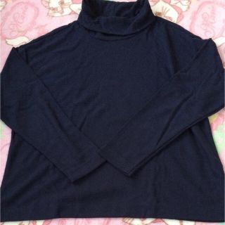 ユニクロ(UNIQLO)のヒートテック☆リブタートルネックT☆(Tシャツ(長袖/七分))