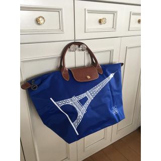 ロンシャン(LONGCHAMP)の♡新品♡パリ限定 ロンシャン ル  プリアージュバッグ  M エッフェル塔(トートバッグ)