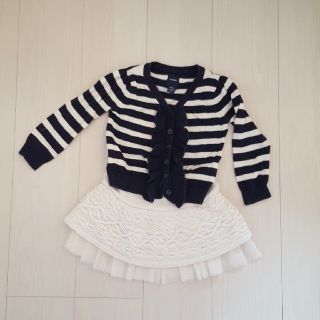 ベビーギャップ(babyGAP)のGAPキッズ　フリルカーデ＆チュール裾スカート90(その他)