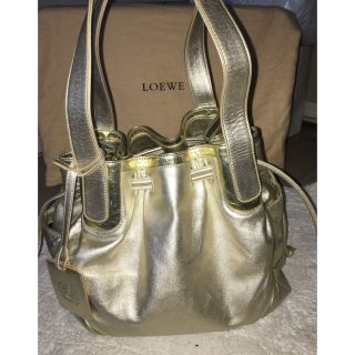 ロエベ(LOEWE)の✨ロエベ 専用です。シャンパンゴールド ナッパレザー バッグ✨(トートバッグ)