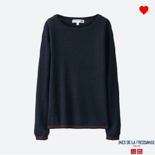 ユニクロ(UNIQLO)のプレミアムリネン ボードネックセーター(ニット/セーター)