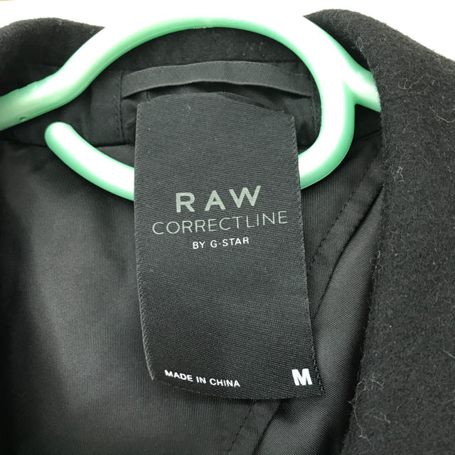 G-STAR RAW(ジースター)のG-STAR LAW メンズ コート ブラック サイズ M メンズのジャケット/アウター(チェスターコート)の商品写真