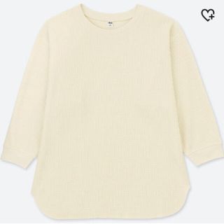 ユニクロ(UNIQLO)のUNIQLO ワッフル カットソー(カットソー(長袖/七分))