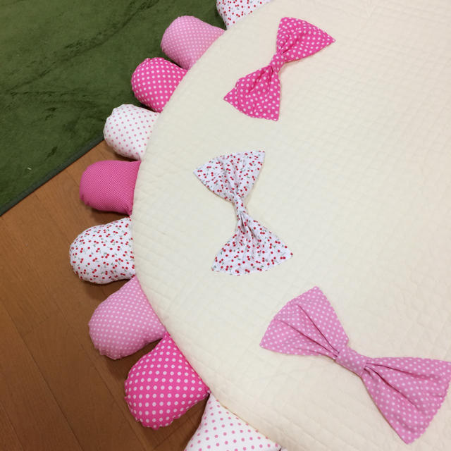 ハンドメイドサニーマット*ピンク&リボン | restaurantelburladero.com
