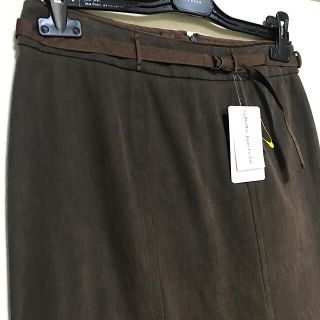 マックスマーラ(Max Mara)の新品 タグ付き Max Mara デザインスカート(ひざ丈スカート)