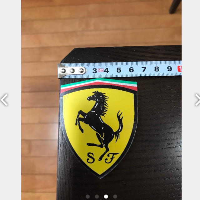 Ferrari(フェラーリ)のフェラーリ エンブレム 自動車/バイクの自動車(車外アクセサリ)の商品写真