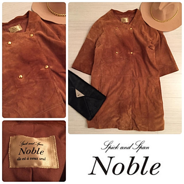 Spick and Span Noble(スピックアンドスパンノーブル)のSpick&Span Noble スピック&スパン ノーブル リアルレザーコート レディースのジャケット/アウター(毛皮/ファーコート)の商品写真