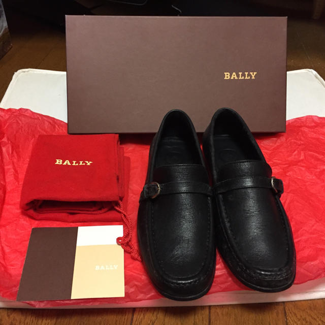 革靴 黒 bally