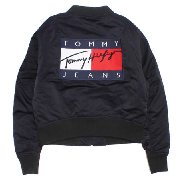 TOMMY HILFIGER(トミーヒルフィガー)の入手困難 Sサイズ トミー TommyHilfiger MA-1 ボンバーJK レディースのジャケット/アウター(ブルゾン)の商品写真