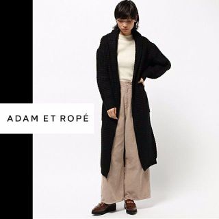 アダムエロぺ(Adam et Rope')の◆新品◆ADAM ET ROPE'アダムエロペ/ワッフル編ロングカーディガン(カーディガン)