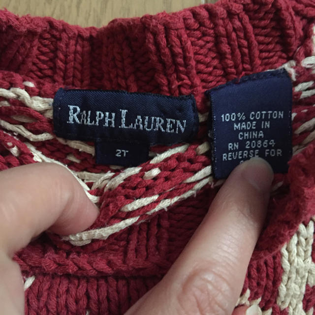 Ralph Lauren(ラルフローレン)のラルフローレン★ニット キッズ/ベビー/マタニティのキッズ服女の子用(90cm~)(ニット)の商品写真